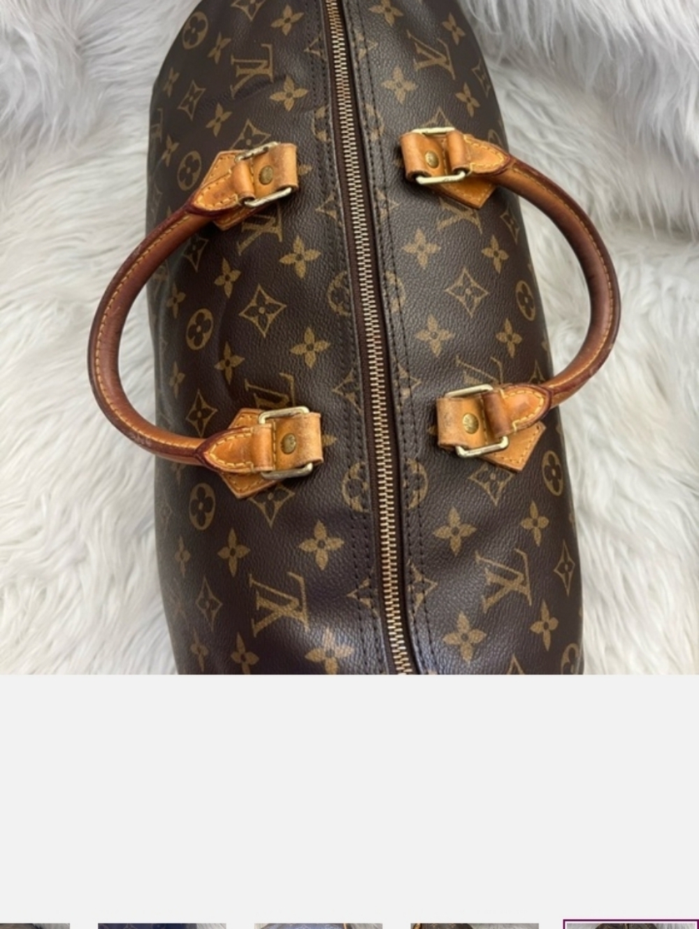 Louis Vuitton Monogram Canvas Speedy 35 Large Size - Picture 9 of 17